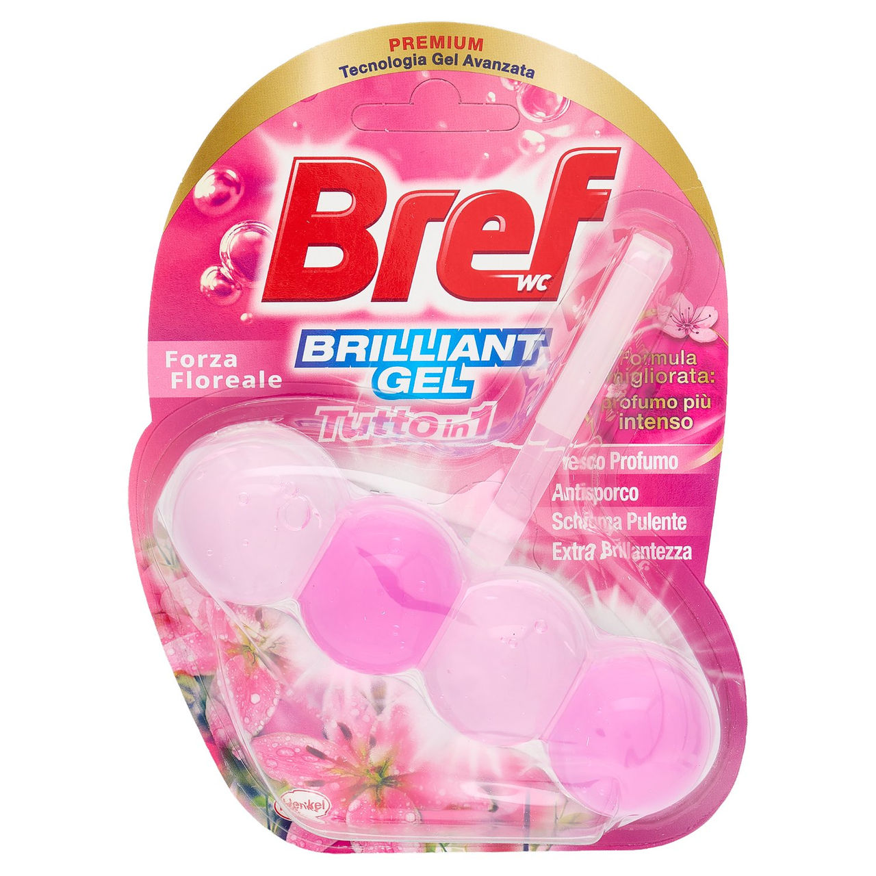 BREF WC Brilliant Gel Tutto in 1 Forza Floreale 42 g