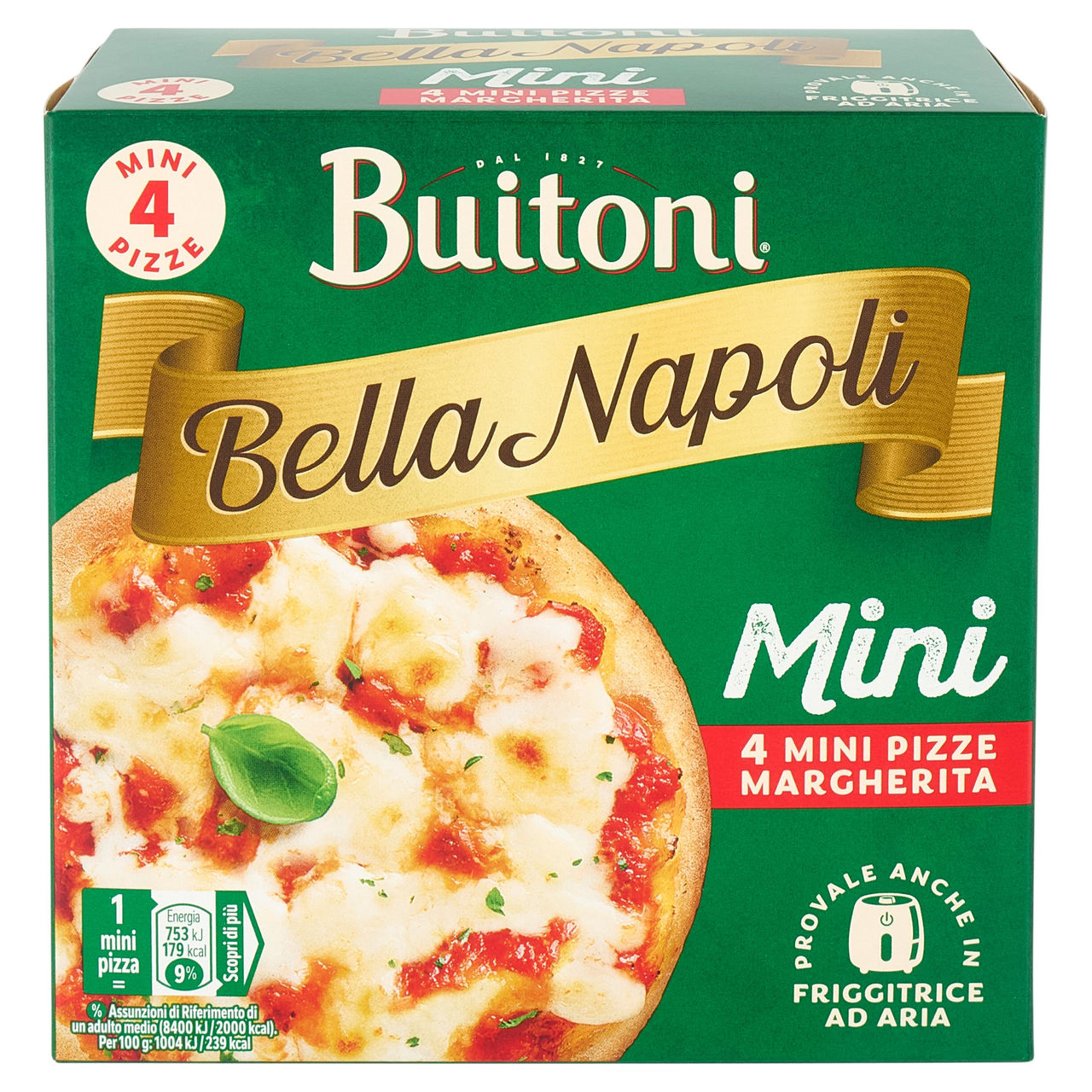 Buitoni Bella Napoli Mini Margherita Surgelata 4 pizzette 300g