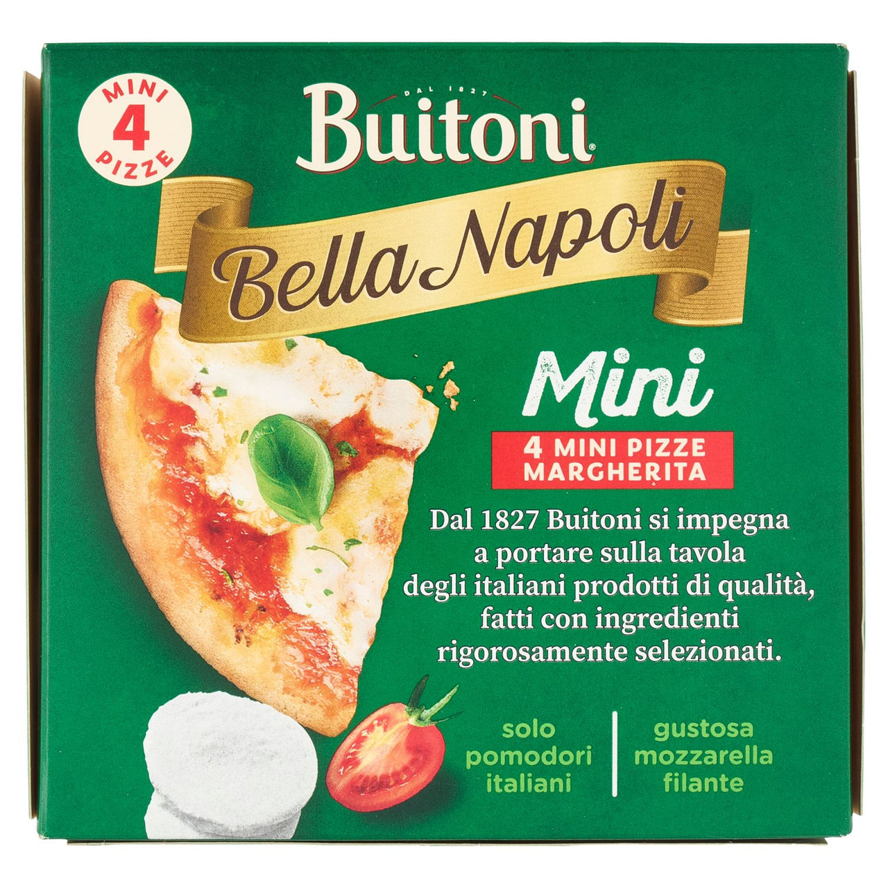 Buitoni Bella Napoli Mini Margherita Surgelata 4 pizzette 300g