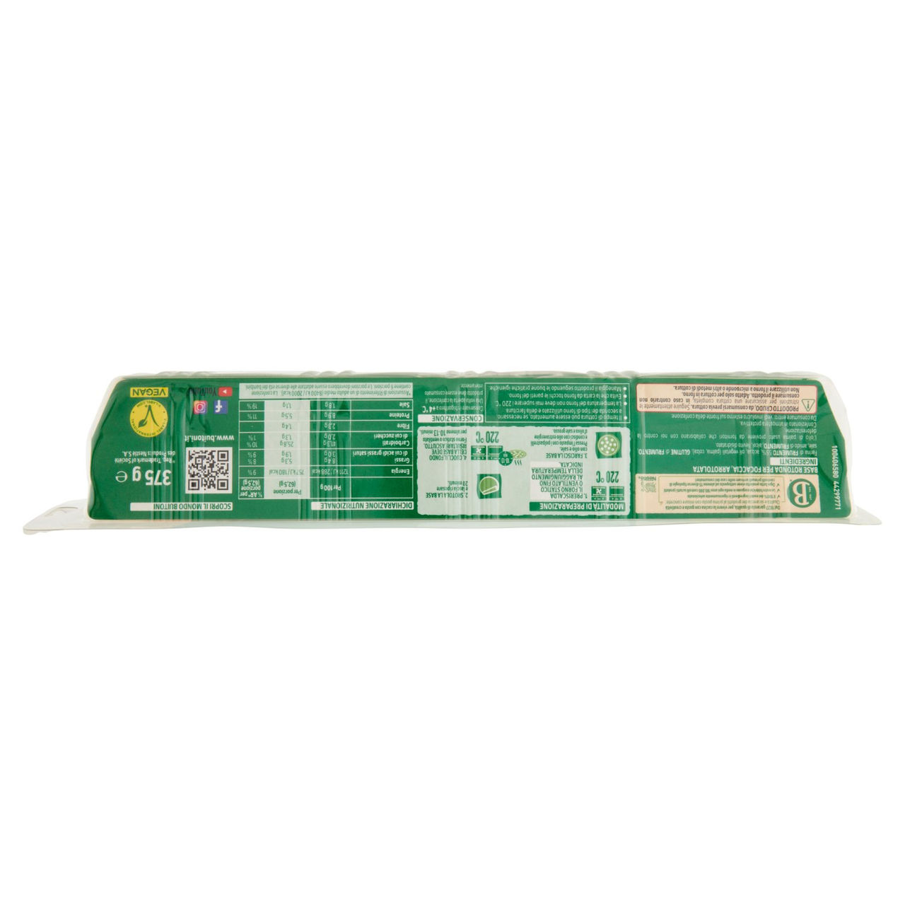 BUITONI Focaccia Soffice Pasta per Focaccia Rotonda Rotolo 375g