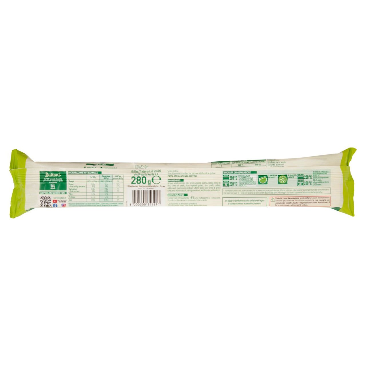 Pasta Sfoglia Buitoni Senza Glutine, Rotonda 280g