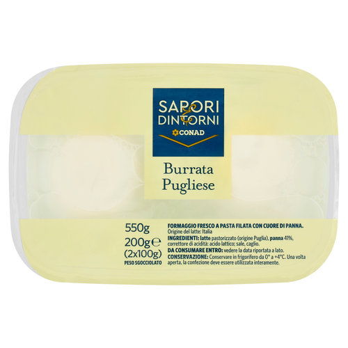 Burrata Pugliese 2 x 100 g Sapori & Dintorni Conad