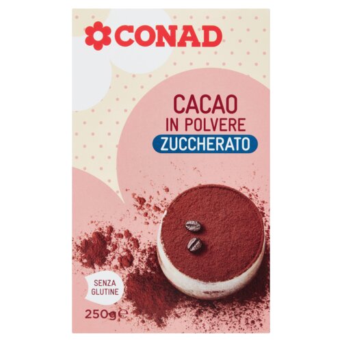 Cacao in Polvere Zuccherato 250 g Conad