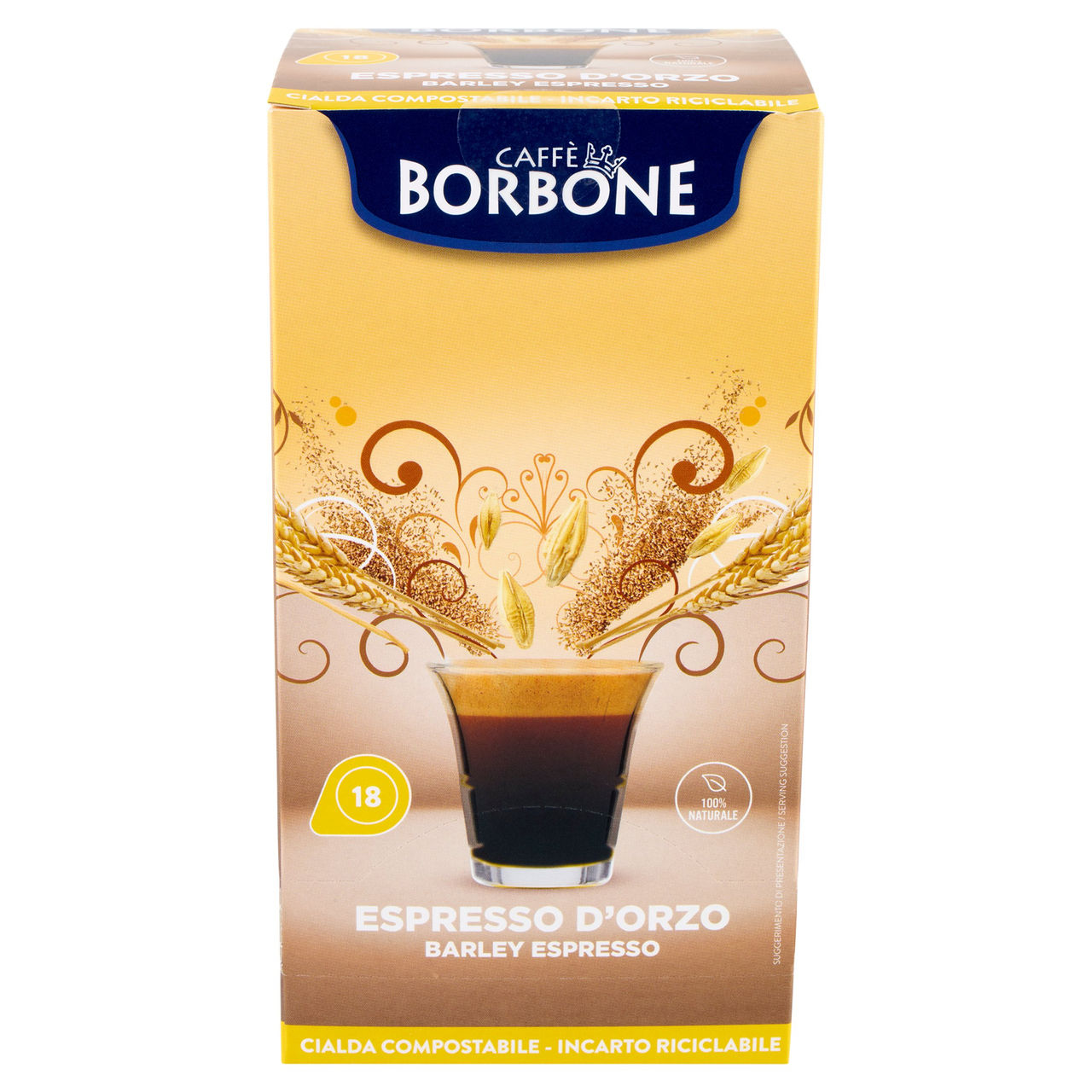 Caffè Borbone Espresso d'Orzo Cialda Compostabile 18 x 6 g