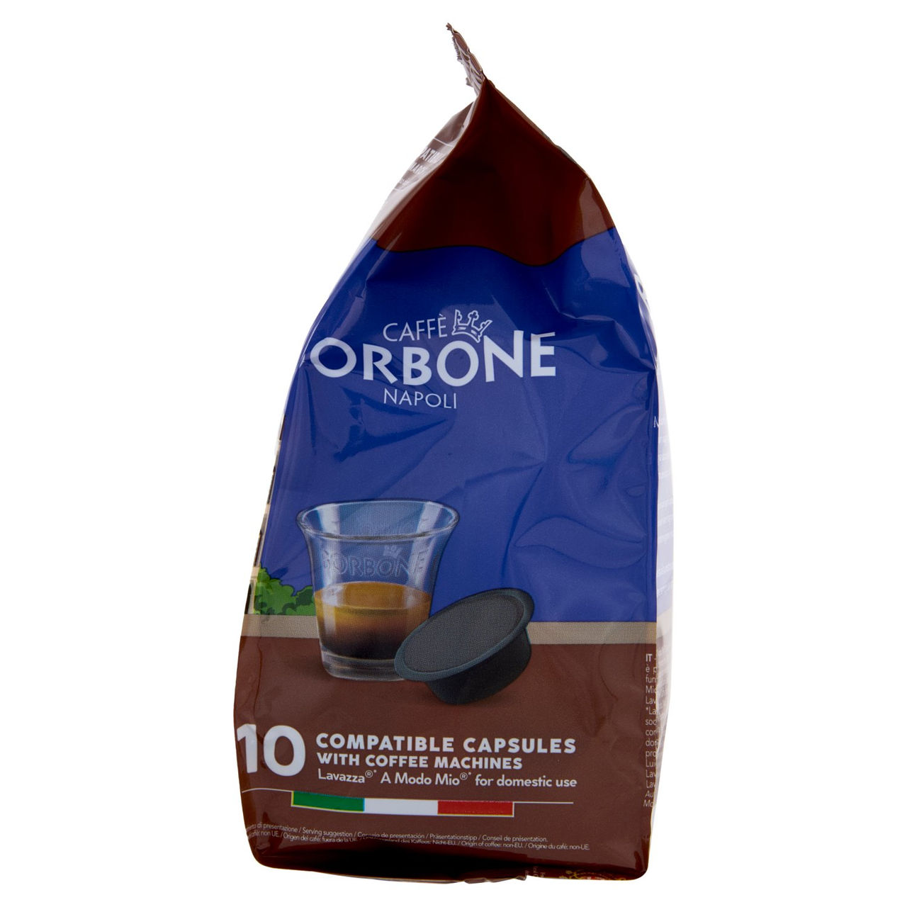 Caffè Borbone Miscela Nobile Capsule Compatibili Lavazza* A modo Mio* ad uso domestico 10 x 7,2 g