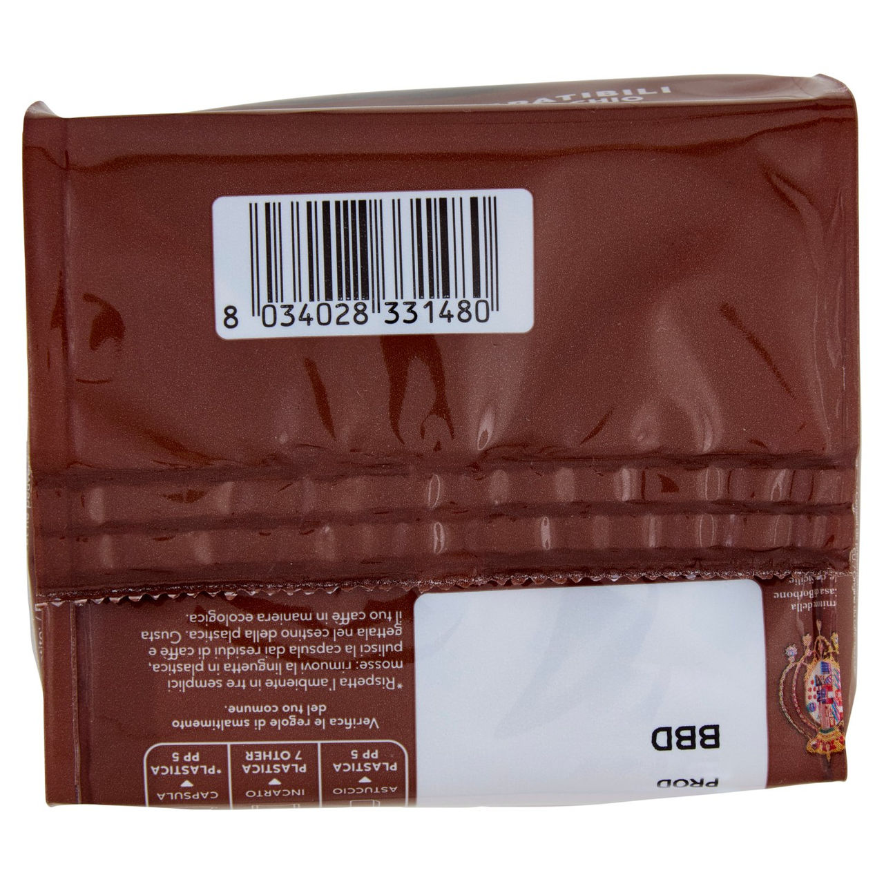 Caffè Borbone Miscela Nobile Capsule Compatibili Lavazza* A modo Mio* ad uso domestico 10 x 7,2 g
