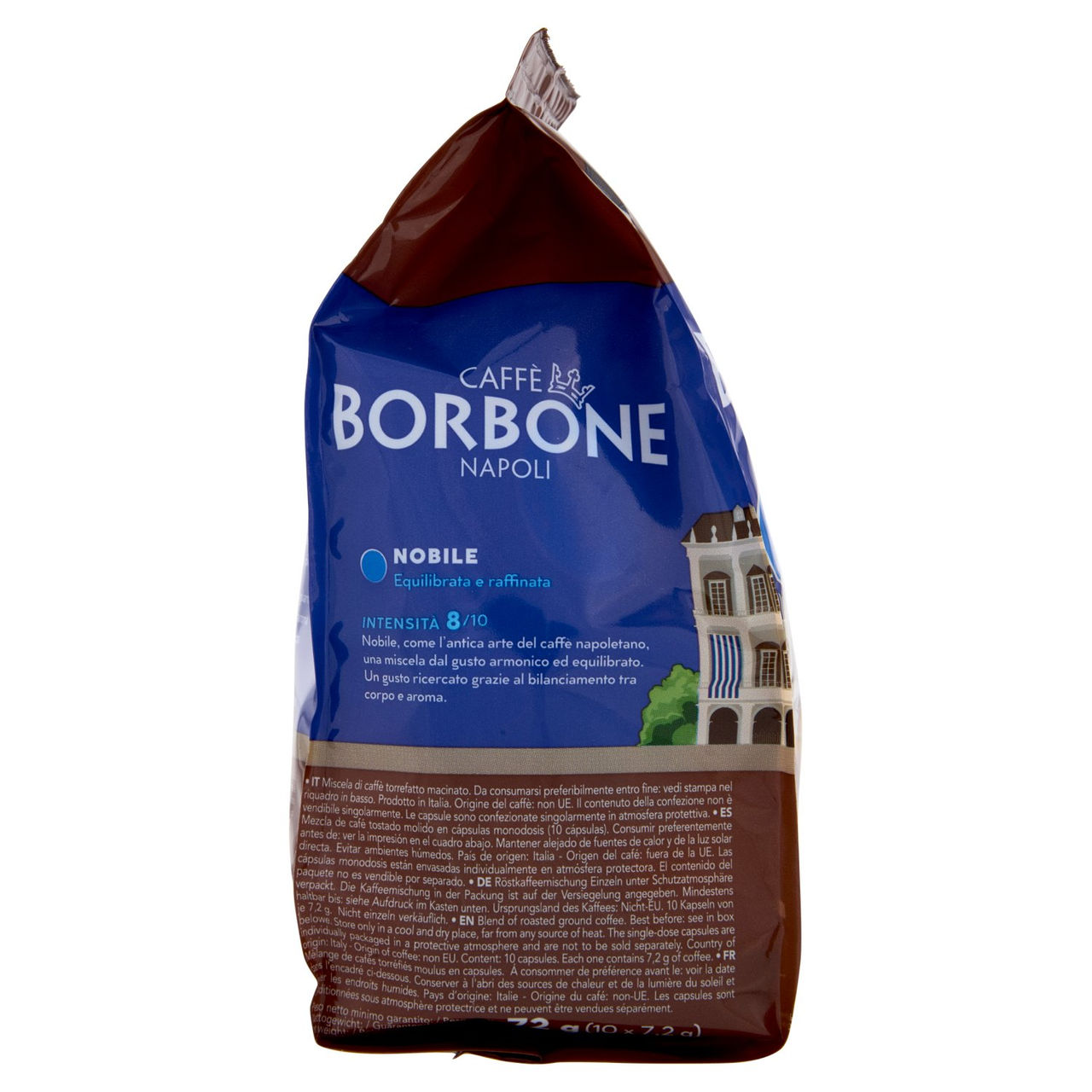 Caffè Borbone Miscela Nobile Capsule Compatibili Lavazza* A modo Mio* ad uso domestico 10 x 7,2 g