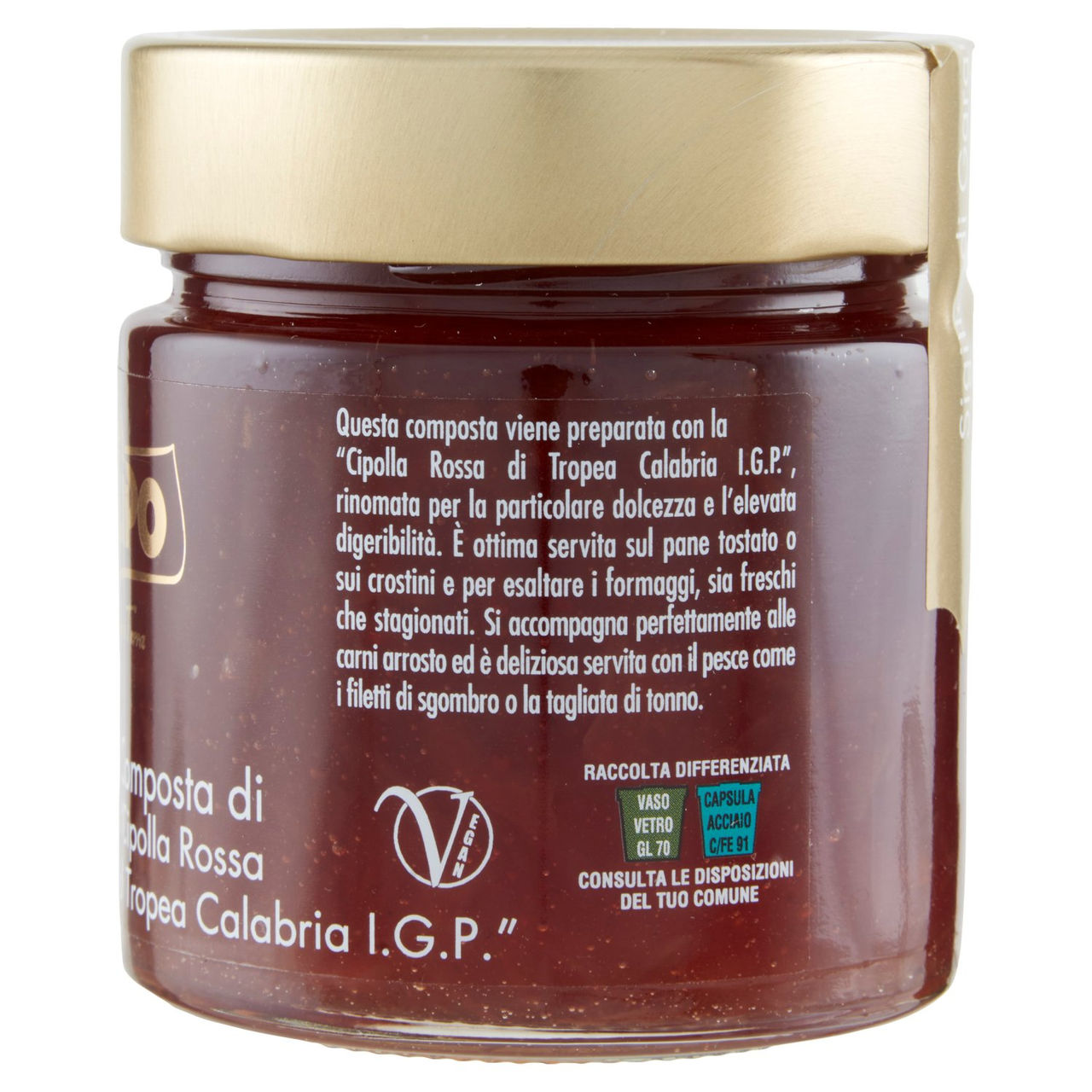 Callipo Composta di "Cipolla Rossa di Tropea Calabria I.G.P." 280 g