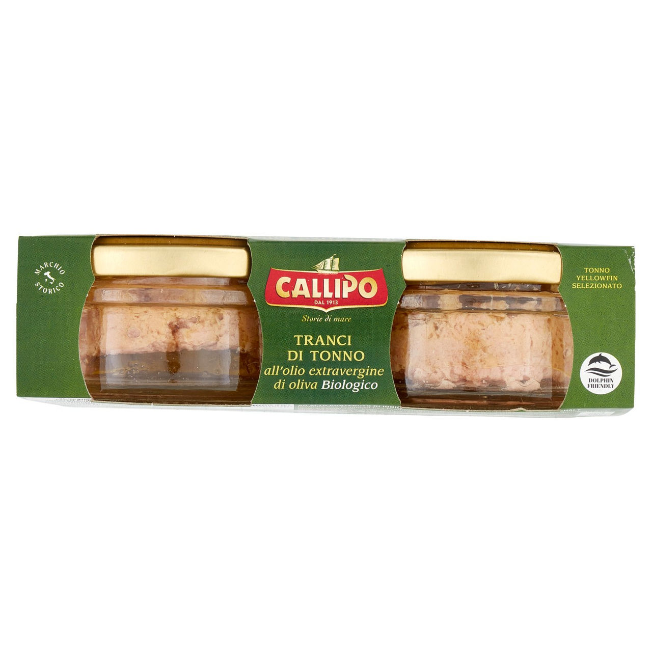 Callipo Tranci di Tonno all'olio extravergine di oliva Biologico 2 x 70 g
