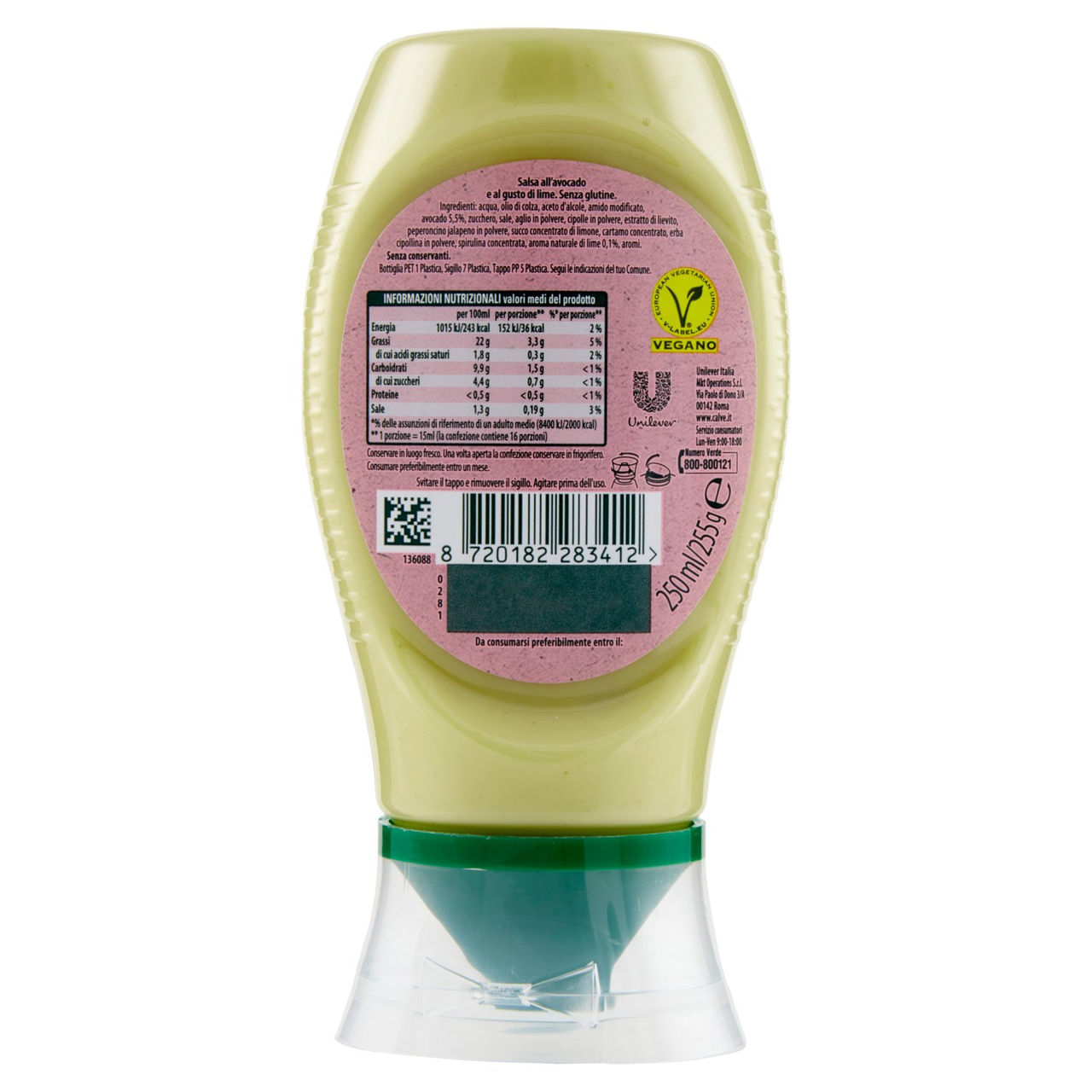 Calvé Avocado & Lime 250 ml