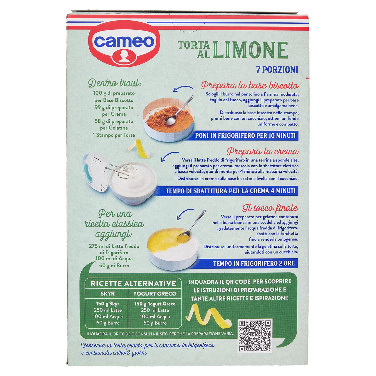 cameo le nuove Irresistibili Torta al Limone 257 g