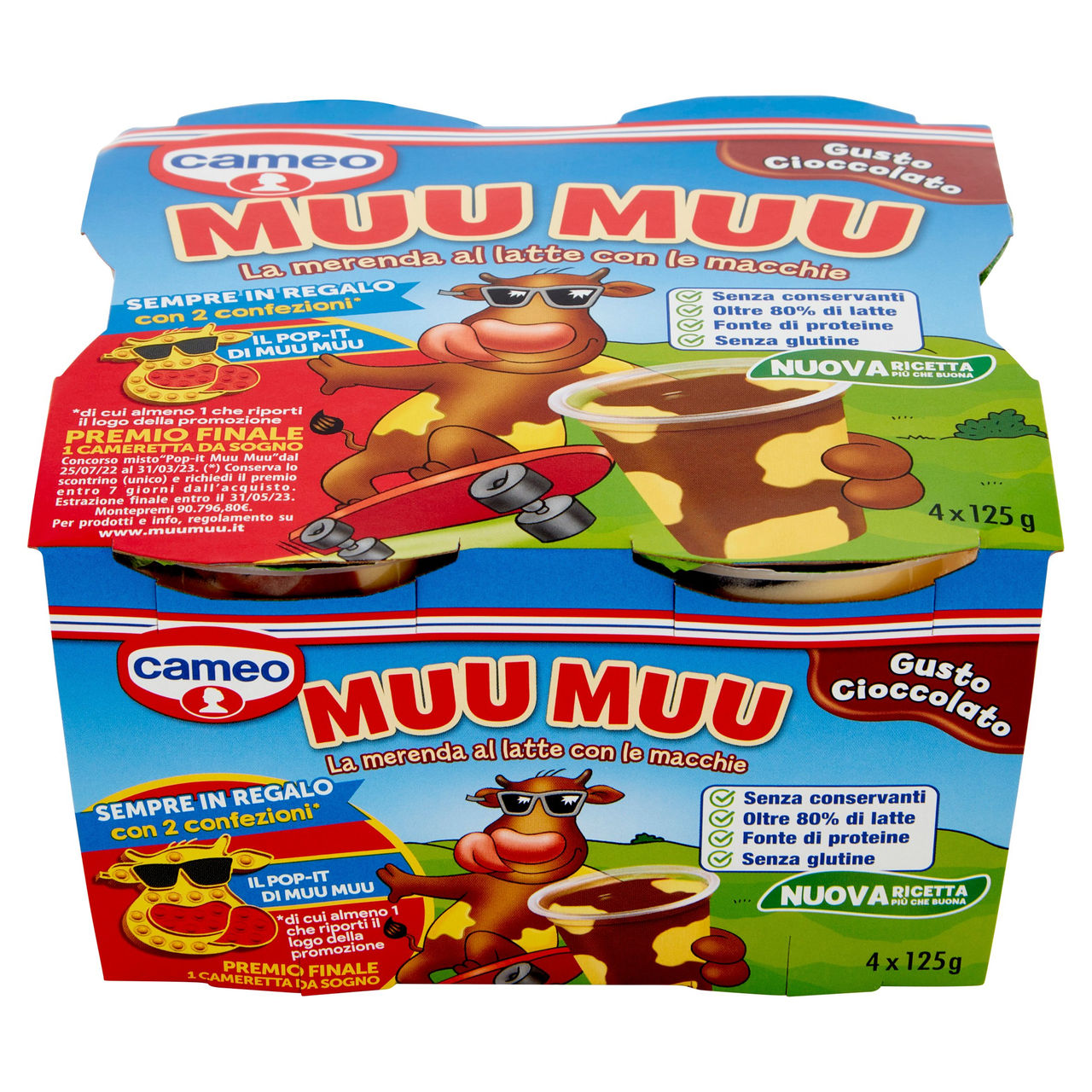 cameo Muu Muu Gusto Cioccolato 4 x 125 g