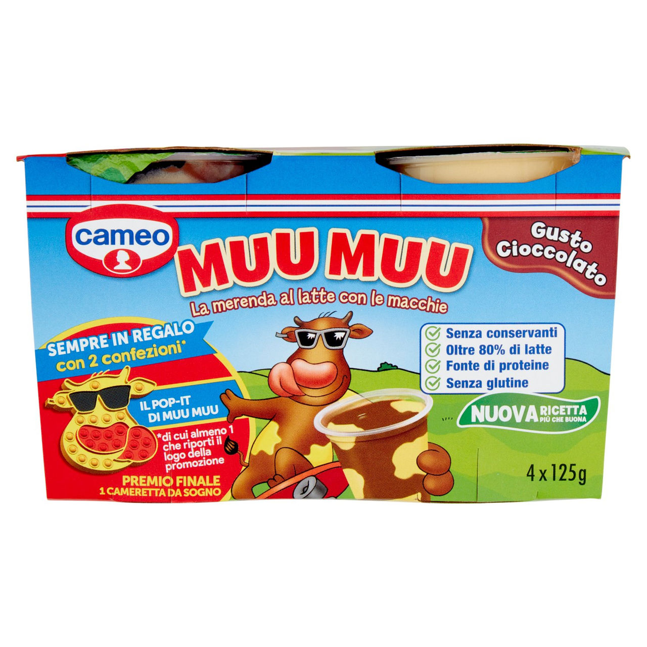 cameo Muu Muu Gusto Cioccolato 4 x 125 g