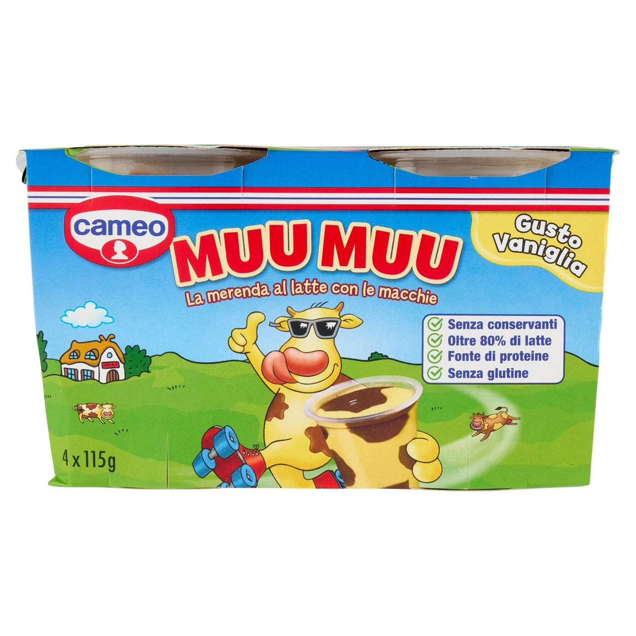 cameo Muu Muu Gusto Vaniglia 4 x 115 g