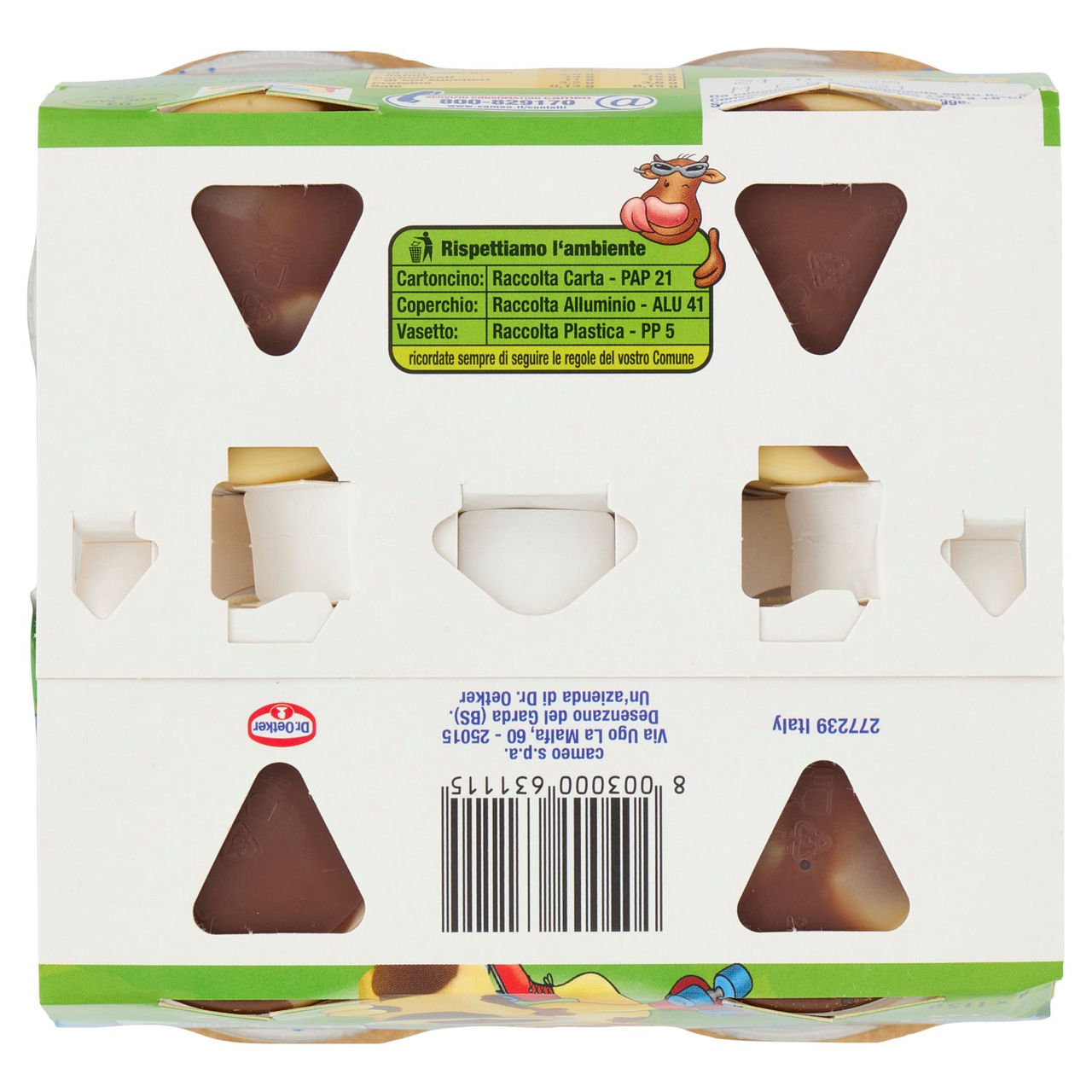 cameo Muu Muu Gusto Vaniglia 4 x 115 g