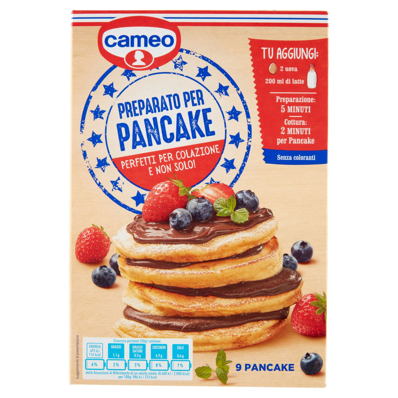 Cameo Preparato per Pancakes 250 g online