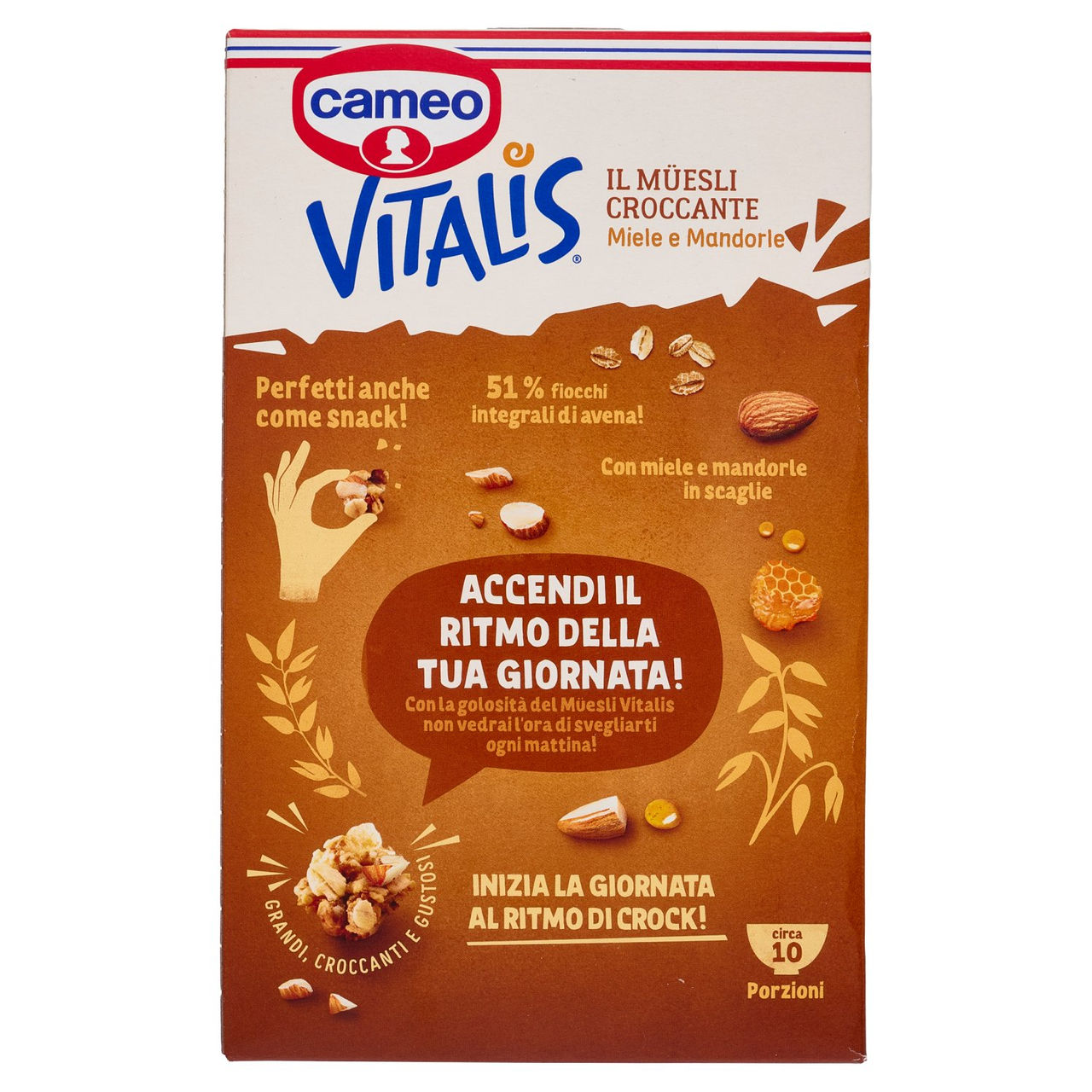 cameo Vitalis il Müesli Croccante Miele e Mandorle 310 g