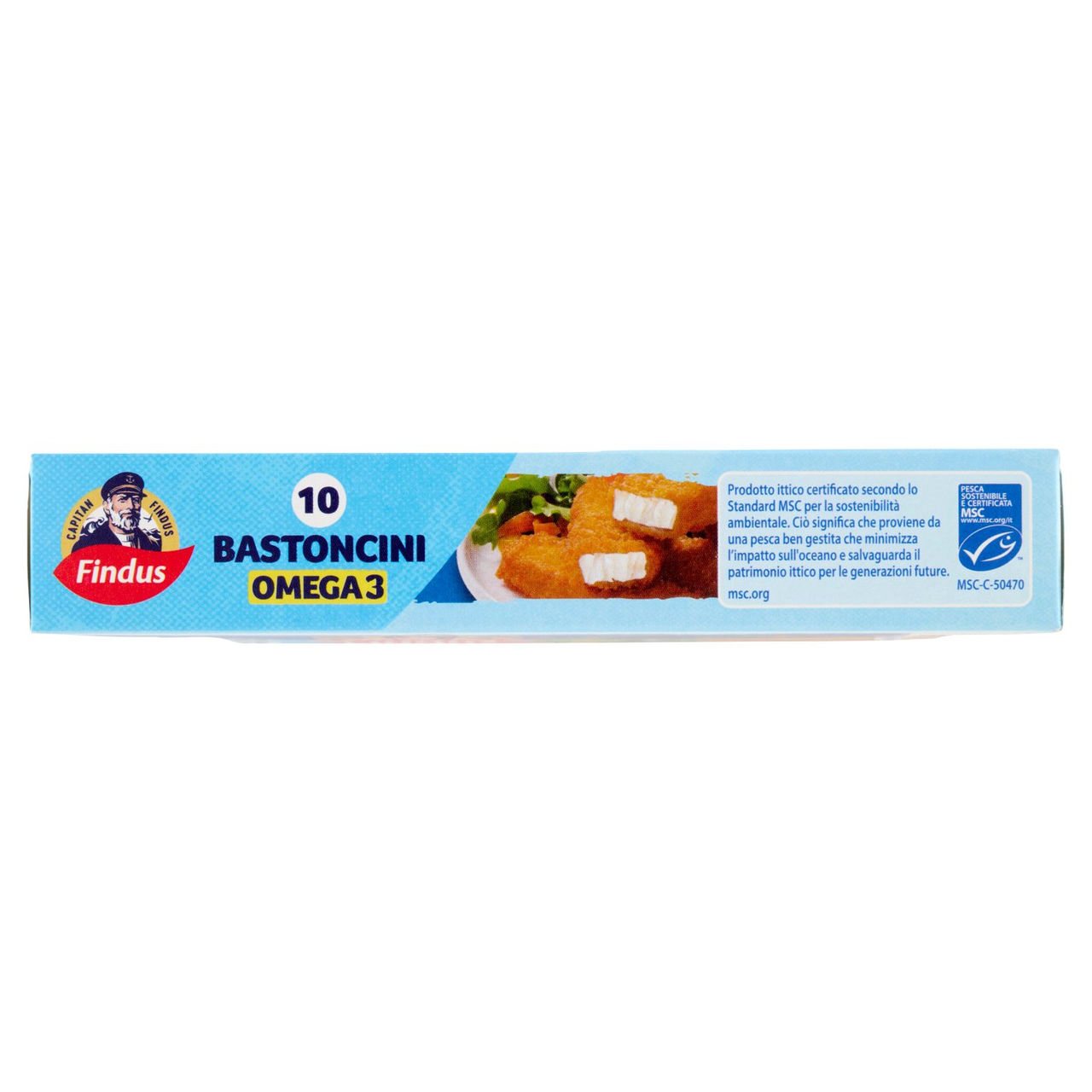 Capitan Findus 10 Bastoncini con 100% Filetti con Omega 3 250 g