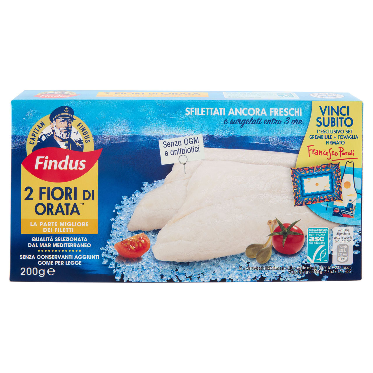 Capitan Findus 2 Fiori di Orata 200 g
