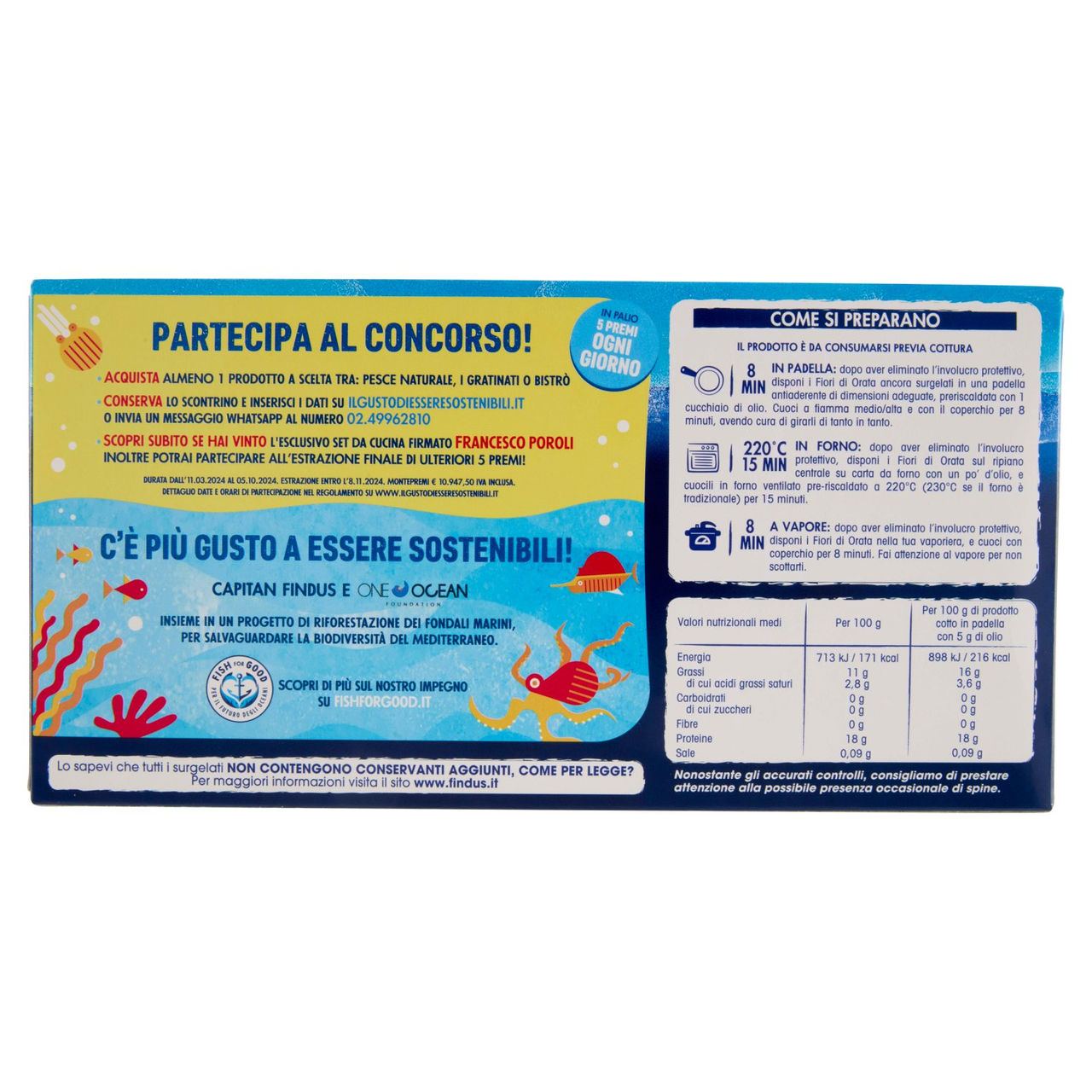 Capitan Findus 2 Fiori di Orata 200 g