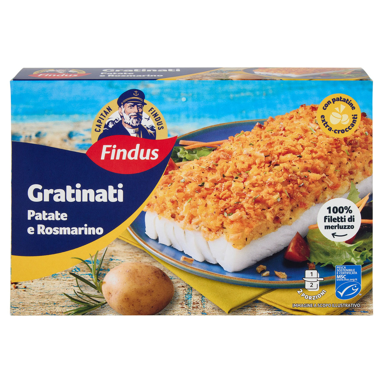 Capitan Findus Merluzzo con Patate e Rosmarino