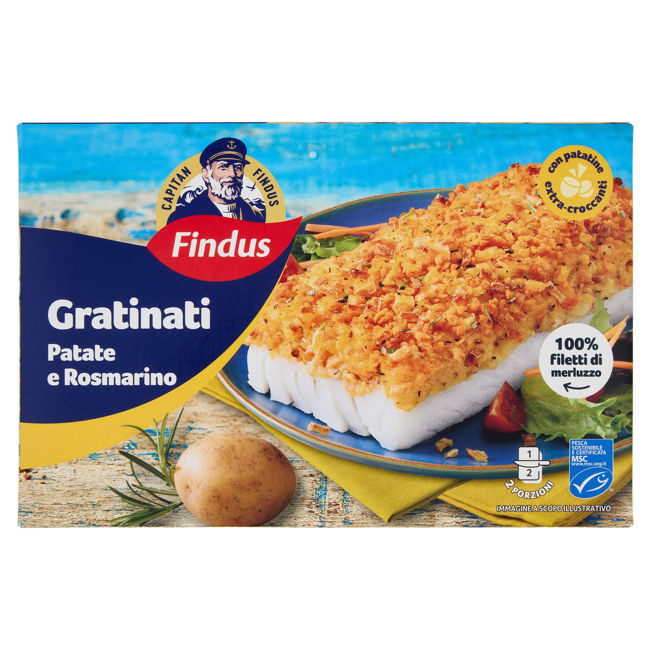 Capitan Findus Merluzzo con Patate e Rosmarino
