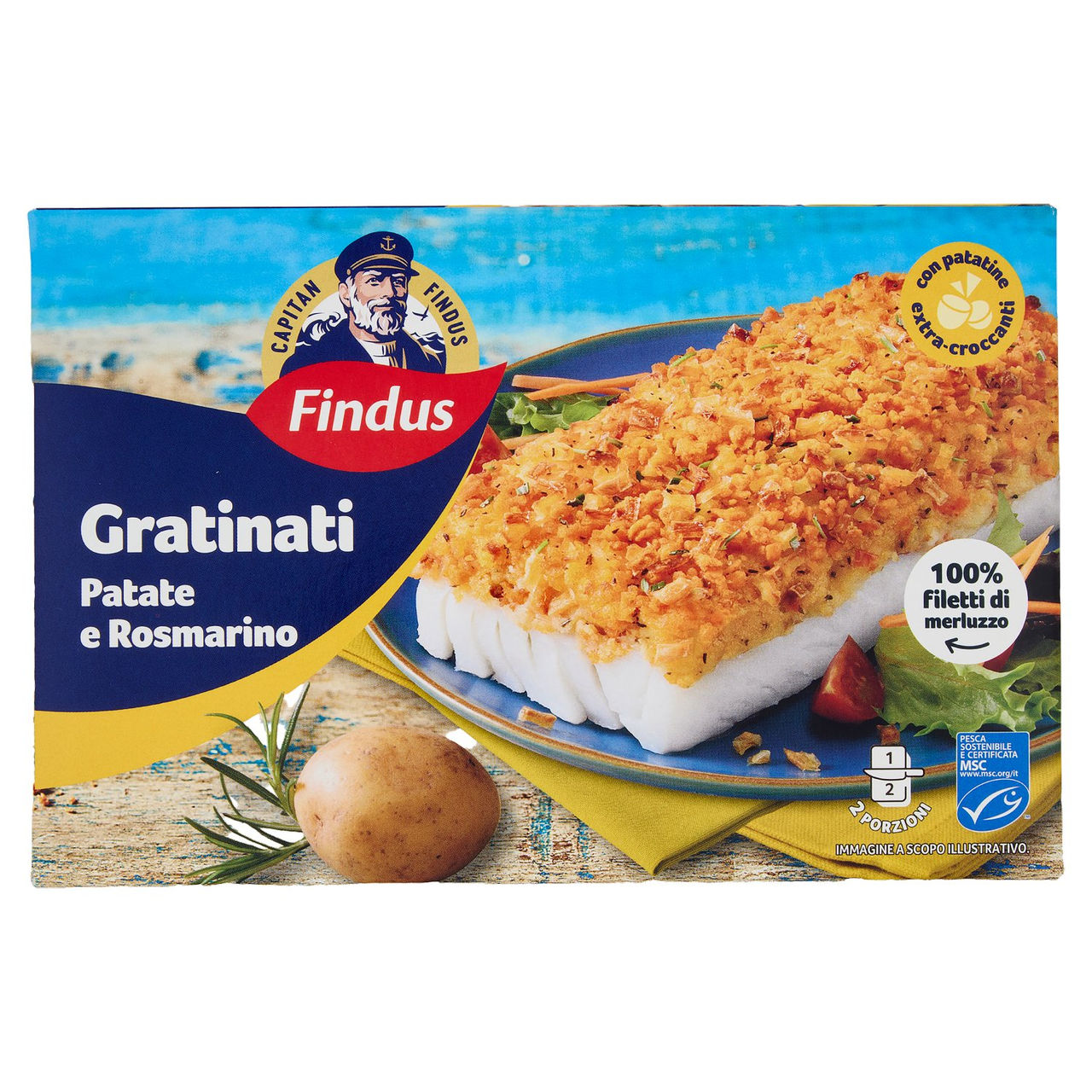 Capitan Findus Merluzzo con Patate e Rosmarino