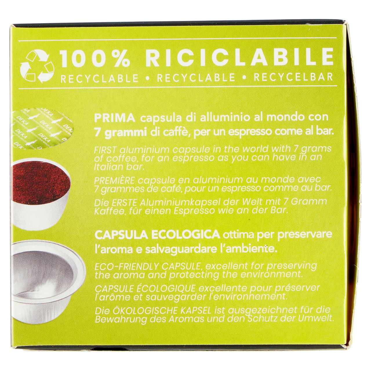 Capsule Caffè d'Italia Bialetti deka 115 g conf. da 16 pezzi
