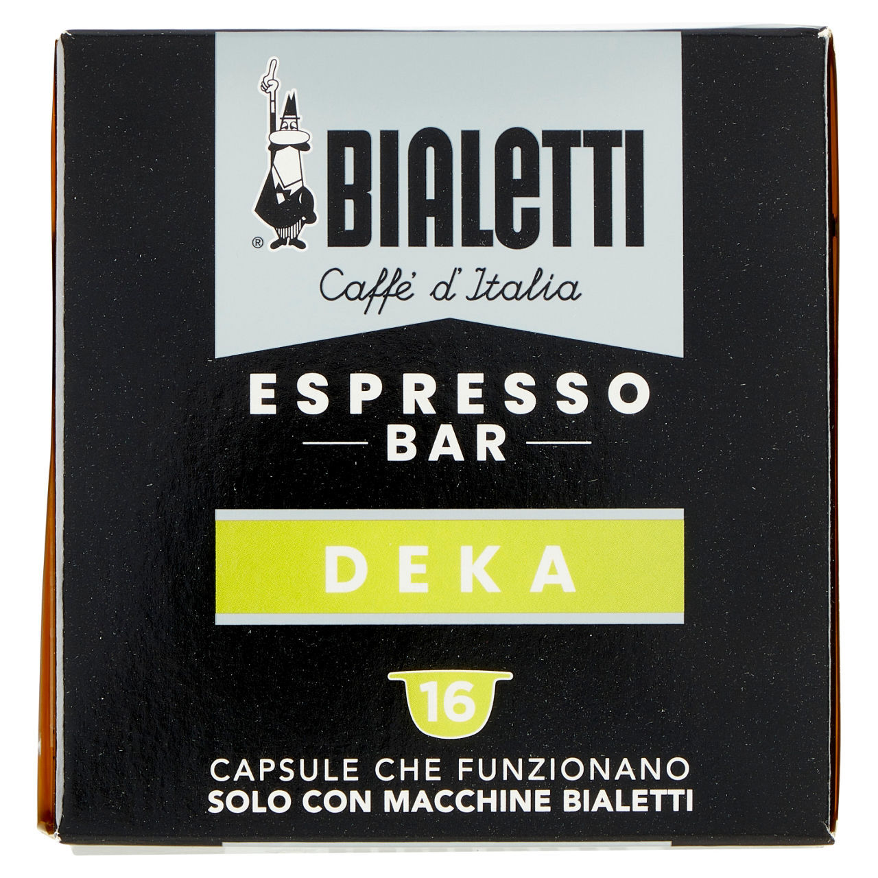 Capsule Caffè d'Italia Bialetti deka 115 g conf. da 16 pezzi