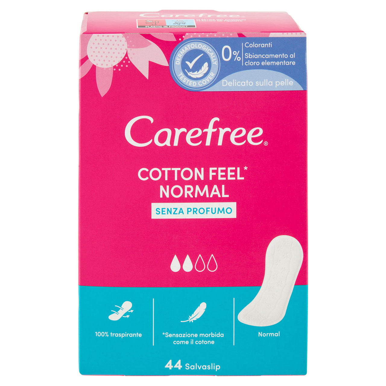 Carefree Cotton Feel Salvaslip in vendita online