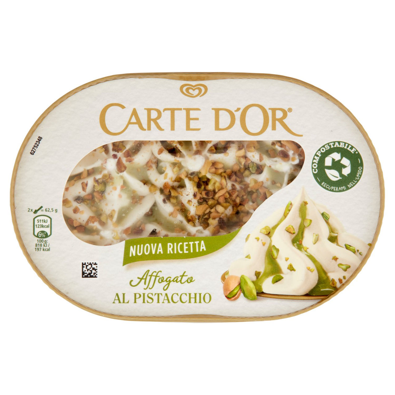 Carte d'Or Affogato al Pistacchio 500 g