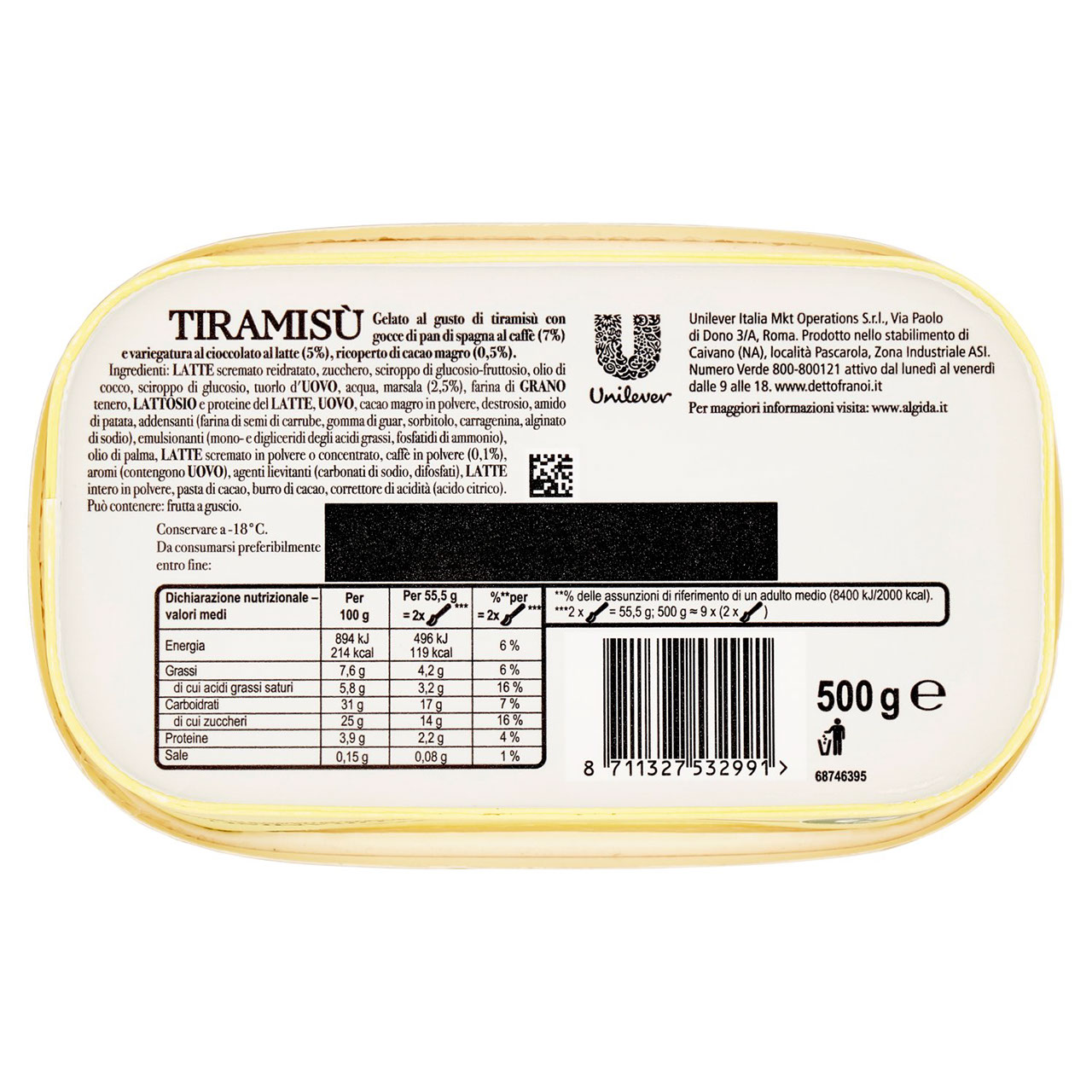 Carte D'Or Tiramisù 500 g