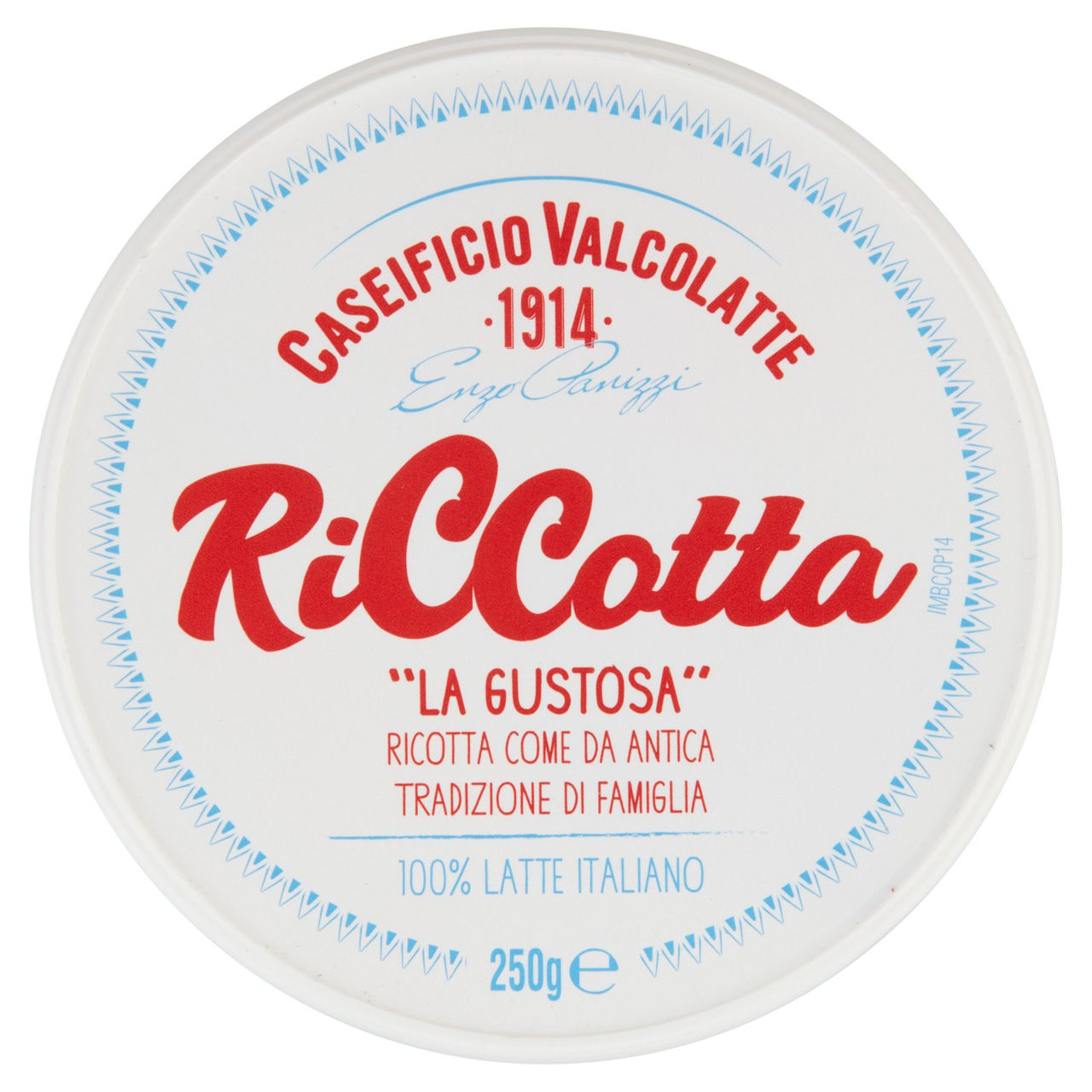 Caseificio Valcolatte Riccotta "la Gustosa" 250 g
