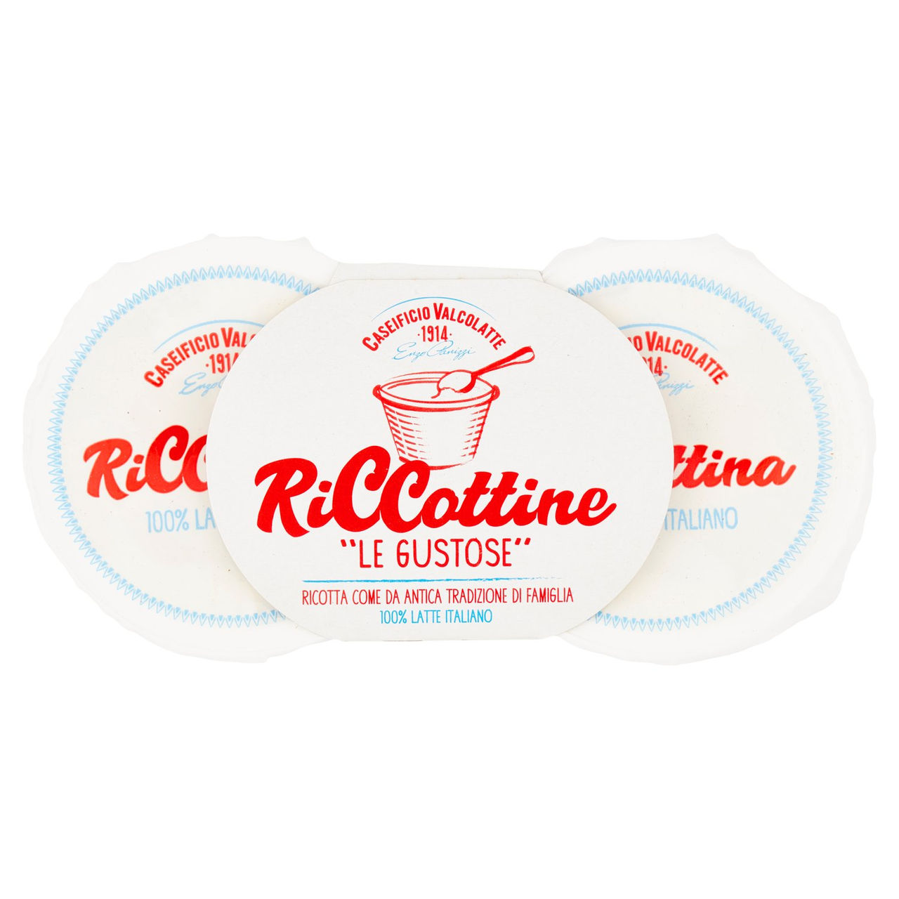 Caseificio Valcolatte Riccottine "le Gustose" 2 x 90 g