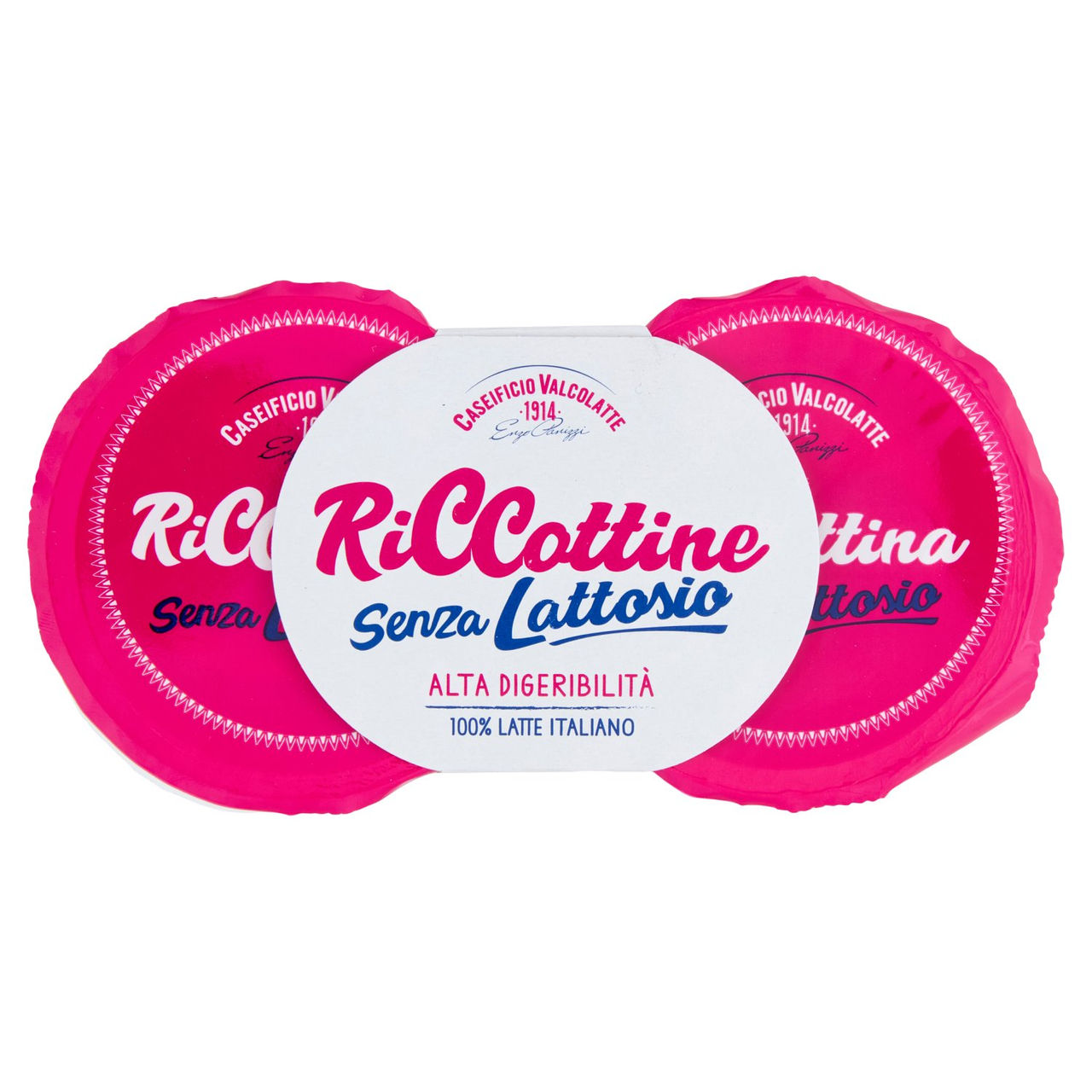 Caseificio Valcolatte Riccottine Senza Lattosio 2 x 90 g
