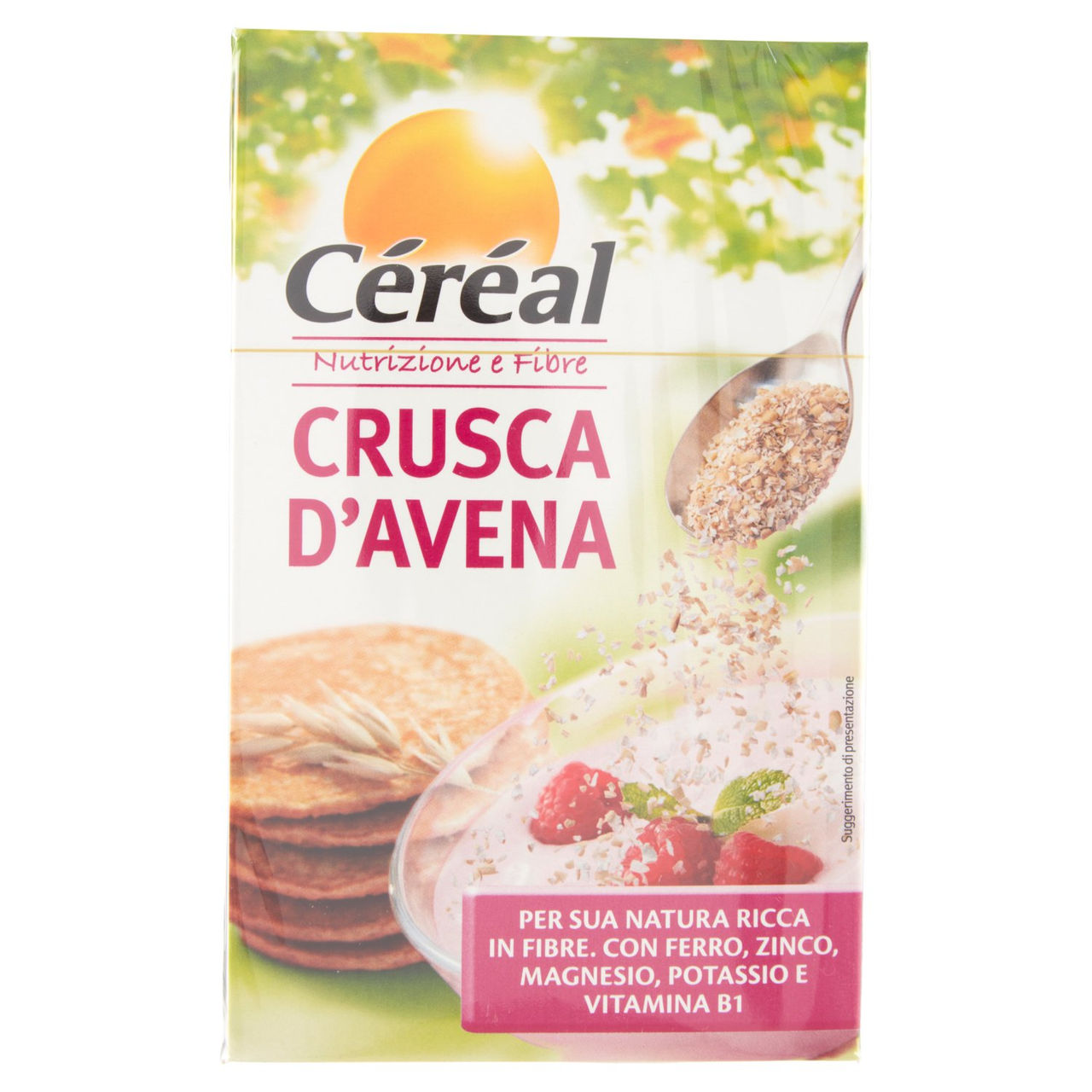 Céréal Nutrizione e Fibre Crusca d'Avena, naturalmente ricca in fibre e vitamine - 360 g