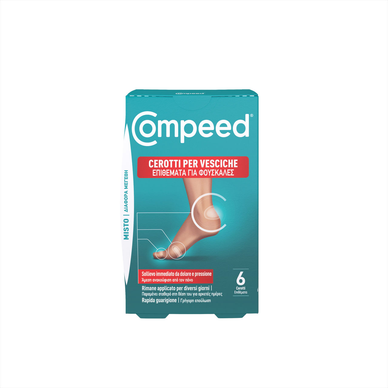Cerotti per vesciche Compeed misto conf. da 6 pezzi