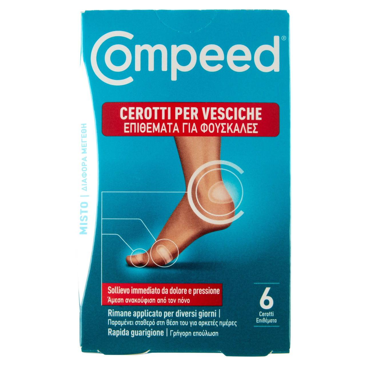Cerotti per vesciche Compeed misto conf. da 6 pezzi