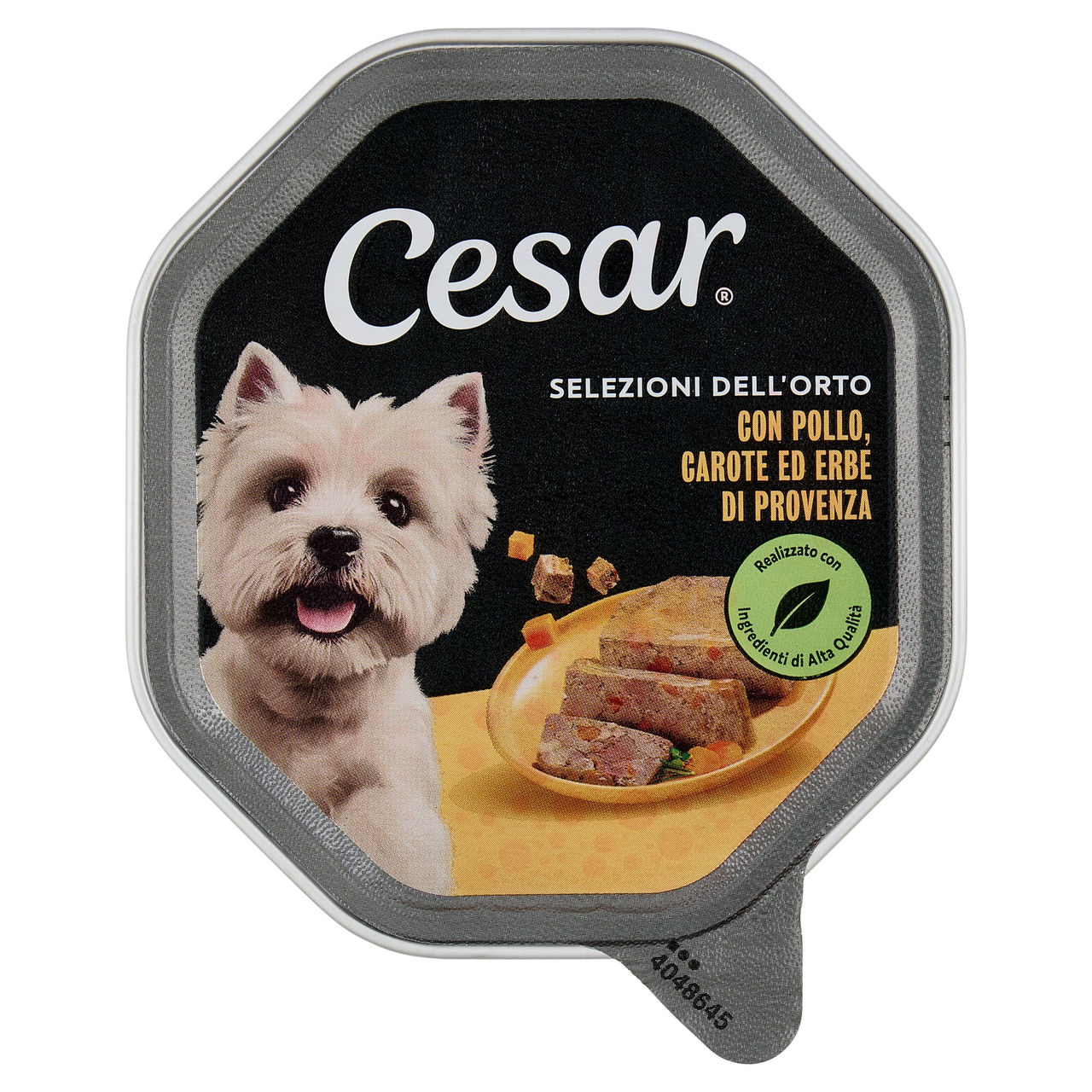 Cesar Cibo Umido Cane in Vaschetta Selezioni dell'Orto Pollo e Carote 150g