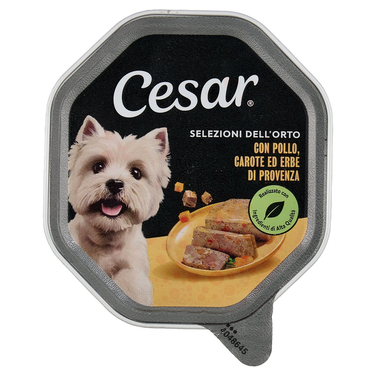 Cesar Cibo Umido Cane in Vaschetta Selezioni dell'Orto Pollo e Carote 150g