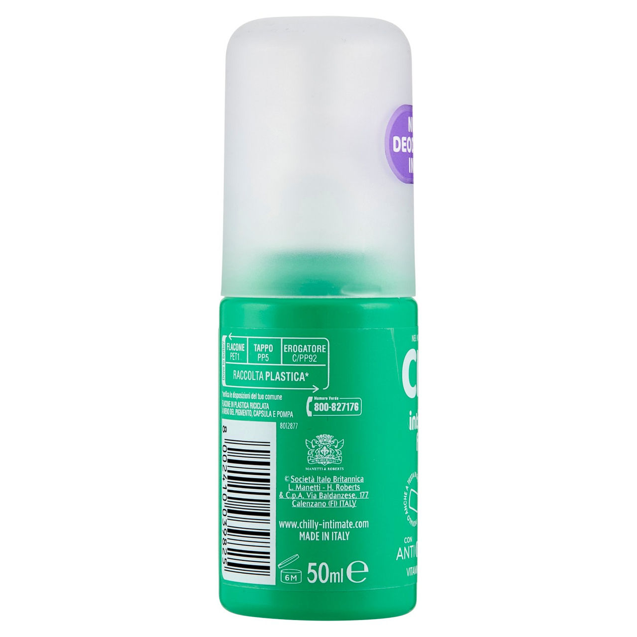 Chilly intimo deo fresco 50 ml