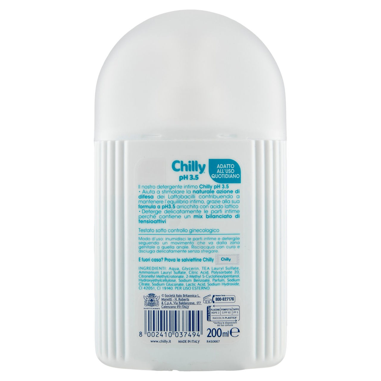 Chilly pH 3.5 Detergente Intimo 200 ml