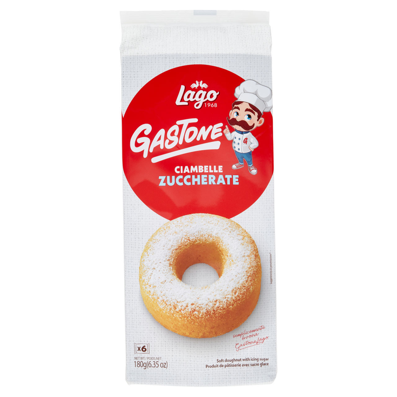 Ciambelle Gastone Lago zuccherate 180 g