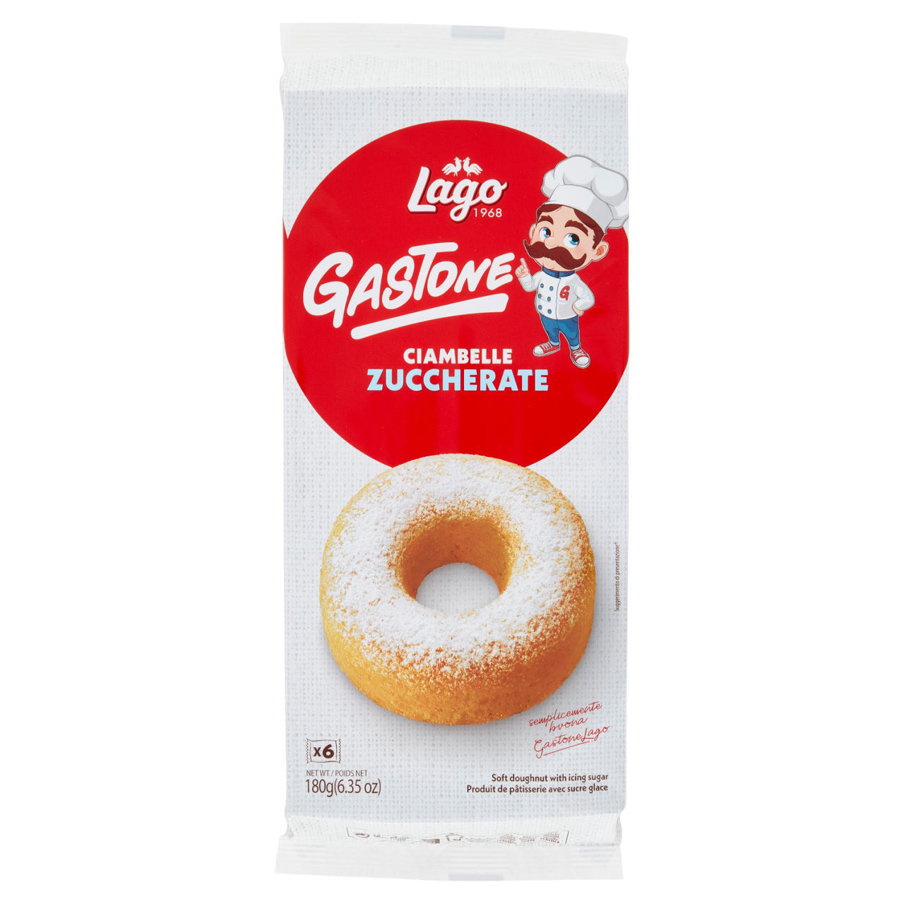 Ciambelle Gastone Lago zuccherate 180 g