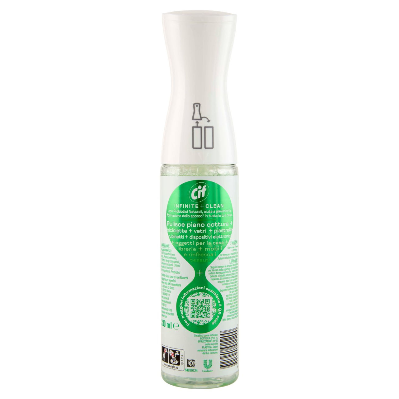 Cif Infinite   Clean Tutto in 1 Clean Lime & Fiori Bianchi 280 ml