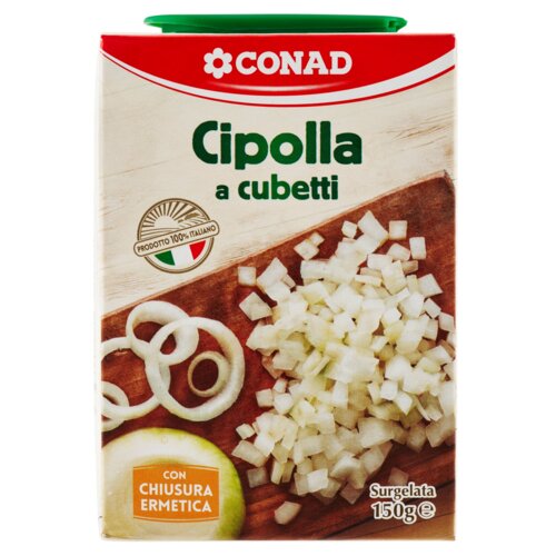 Cipolla a cubetti Surgelata 150 g Conad