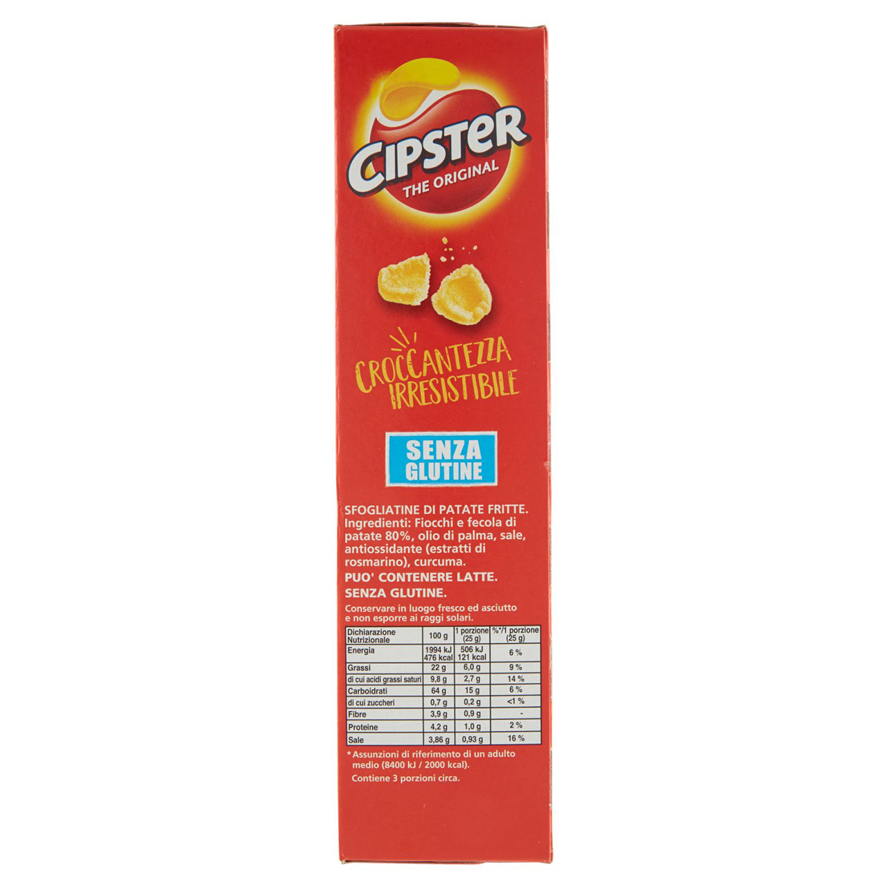 Cipster The Original Chips di Patate Astuccio - 85g