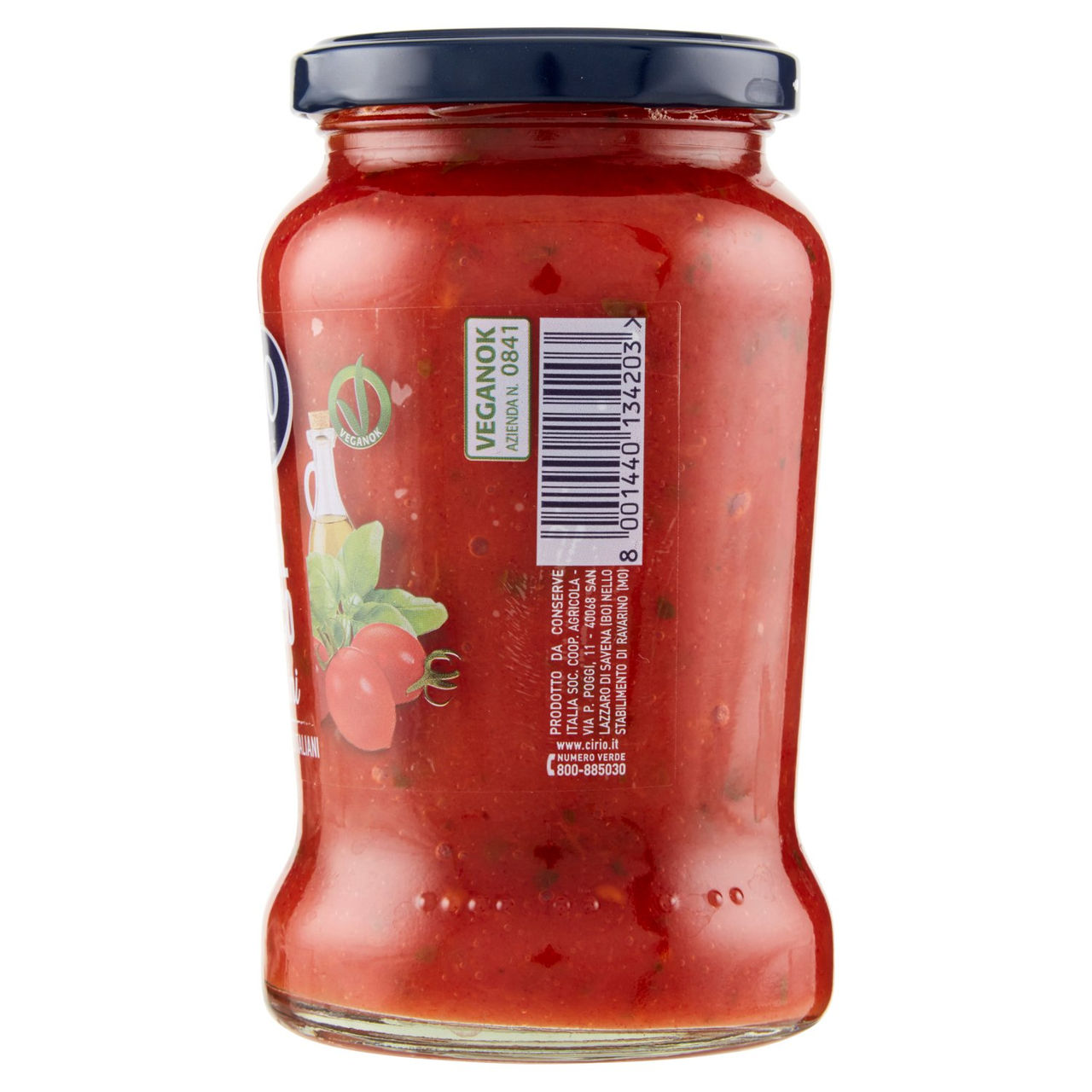 Cirio Sugo al Basilico e Datterini 350 g