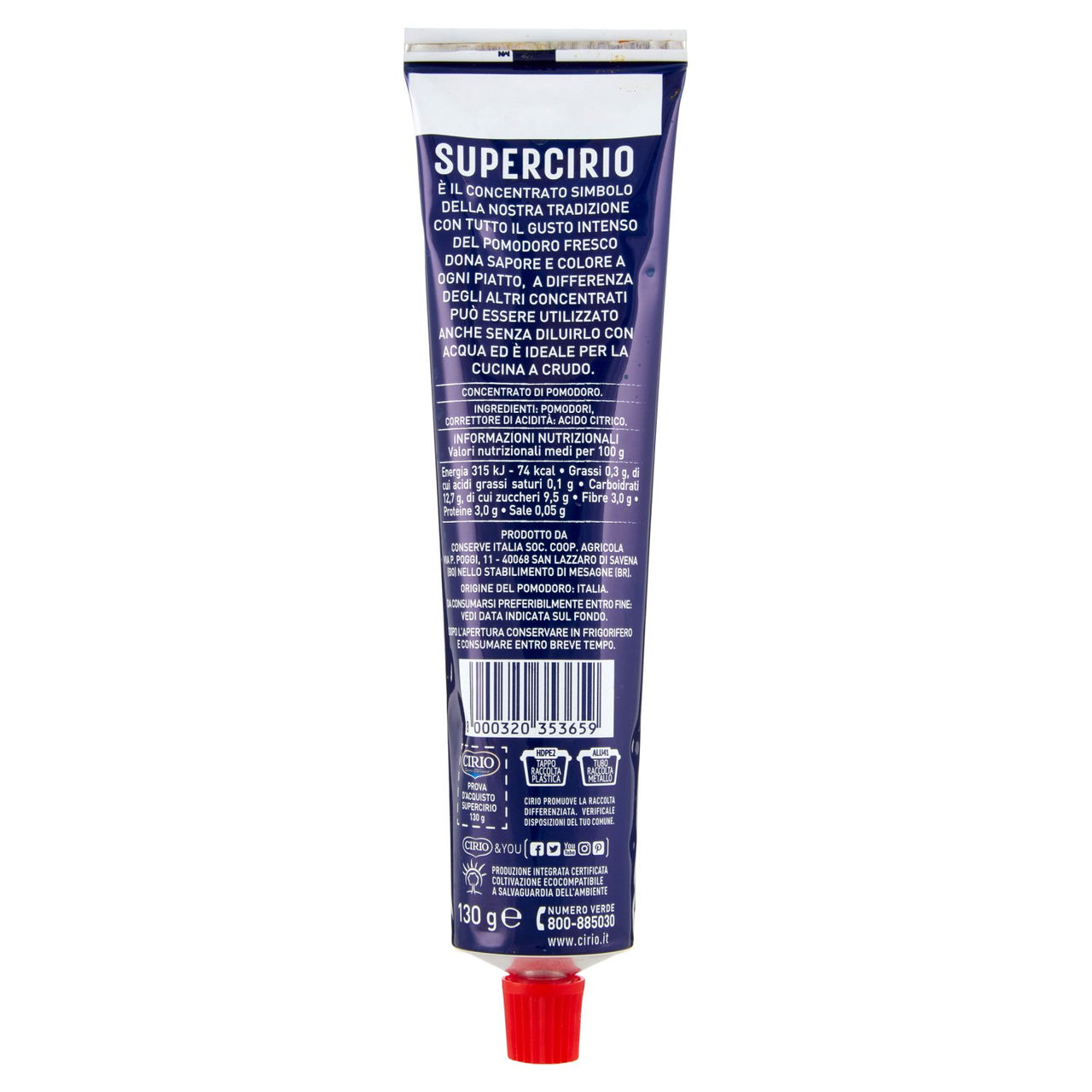 Cirio Supercirio Concentrato di Pomodoro 130 g