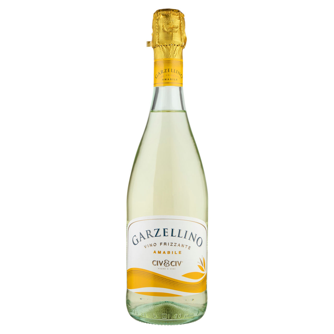 Civ&Civ Garzellino Vino Frizzante Amabile Bianco Emilia IGT 75 cl
